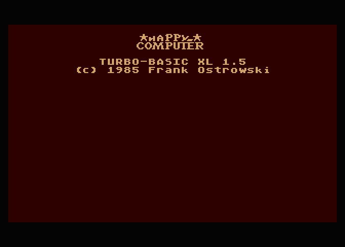 Turbo BASIC XL