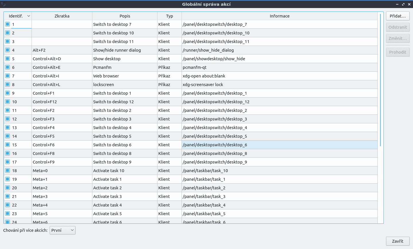 Lubuntu 19.04 - nastavení