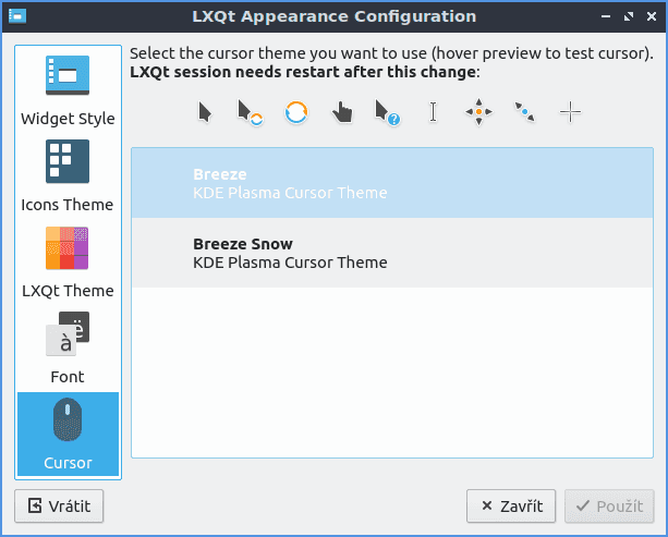 Lubuntu 19.04 - nastavení