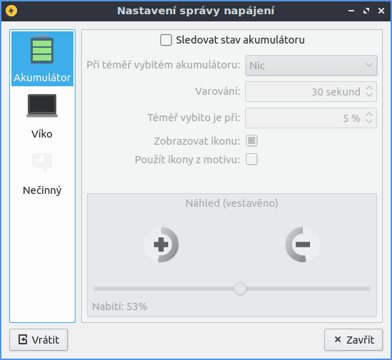 Lubuntu 19.04 - nastavení