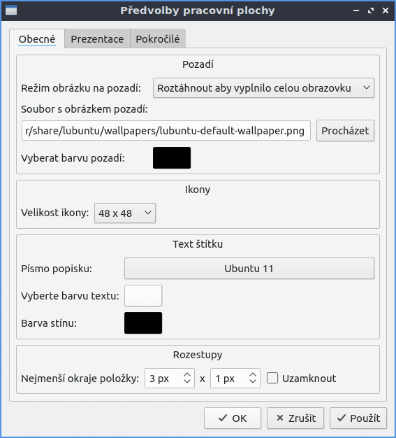 Lubuntu 19.04 - nastavení