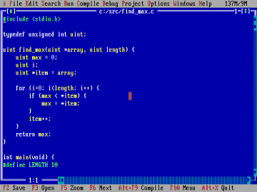 Autor: tisnik, podle licence: <a href="http://en.wikipedia.org/wiki/Rights_Managed">Rights Managed</a> DJGGP a Borland C++ IDE