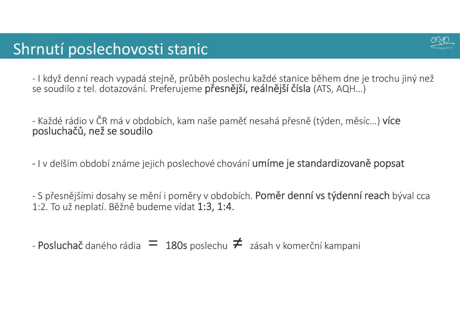 Nová metodika a výsledky Radioprojektu 2025