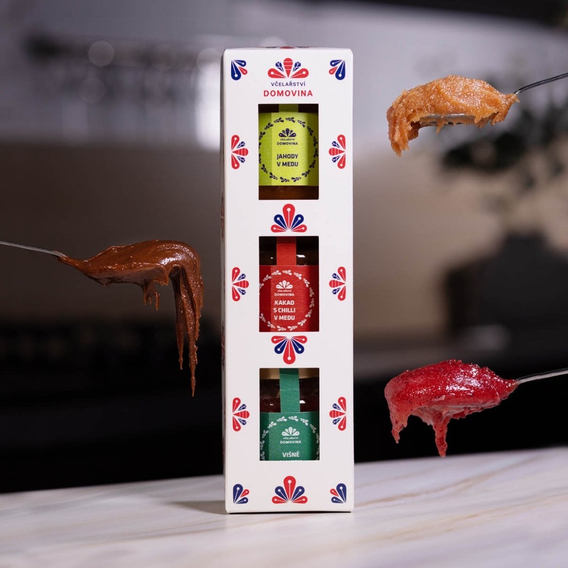 Dárkové balení produktů od Včelařství Domovina