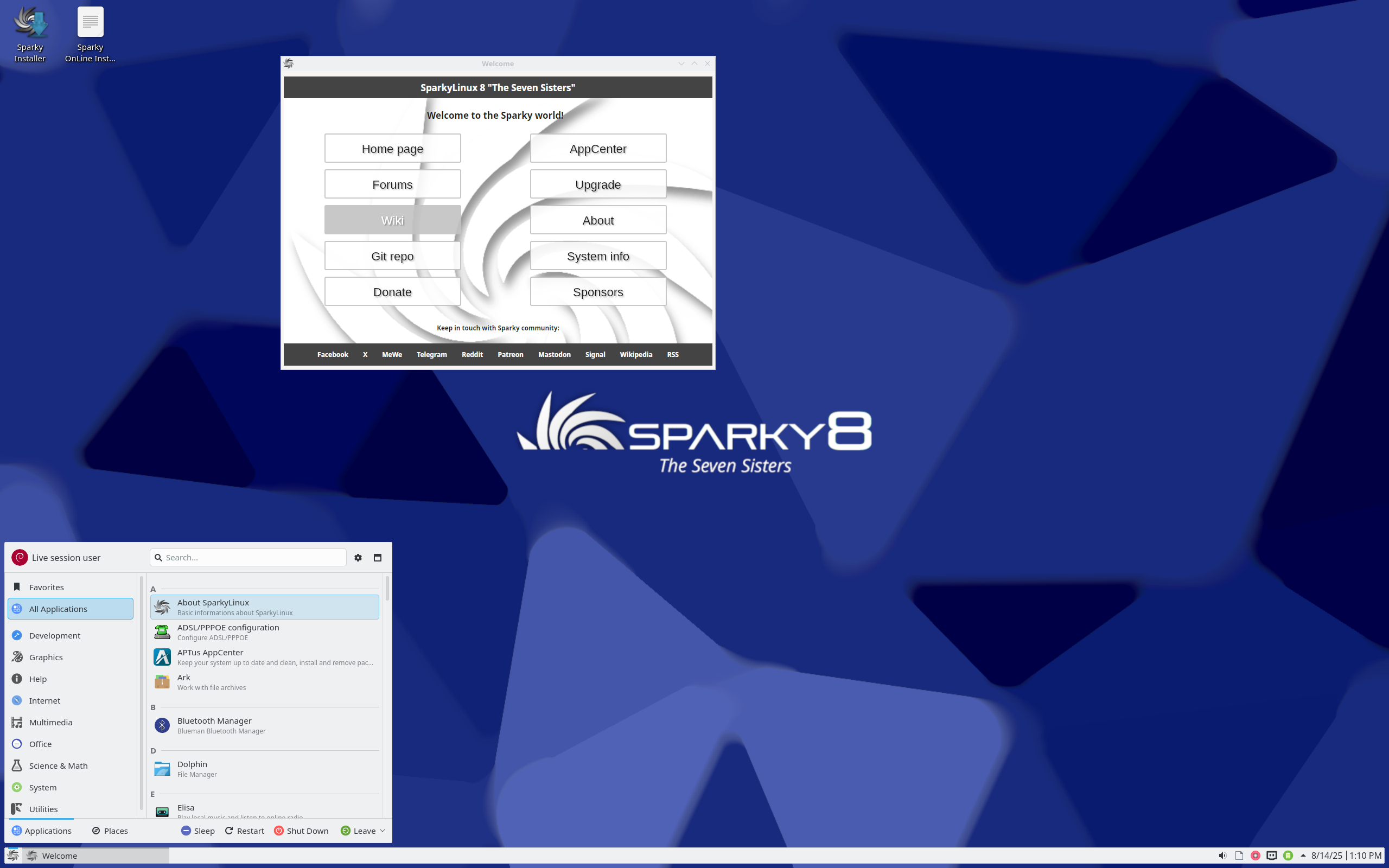 SparkyLinux 8.0