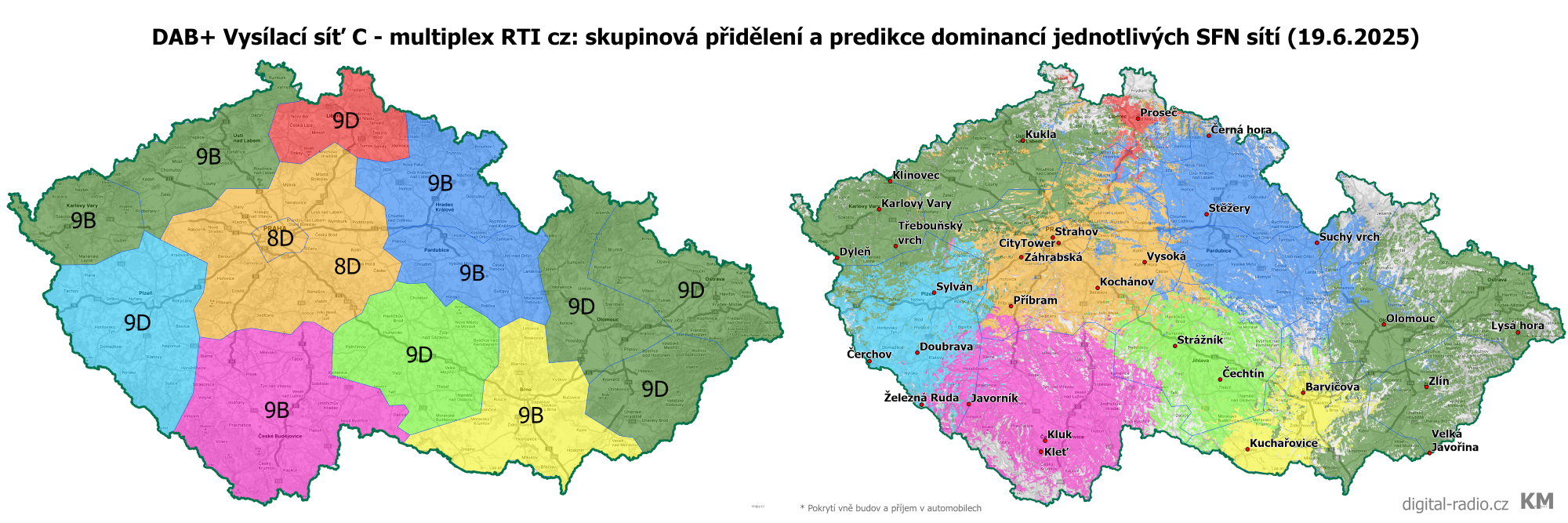 DAB+ Vysílací síť C