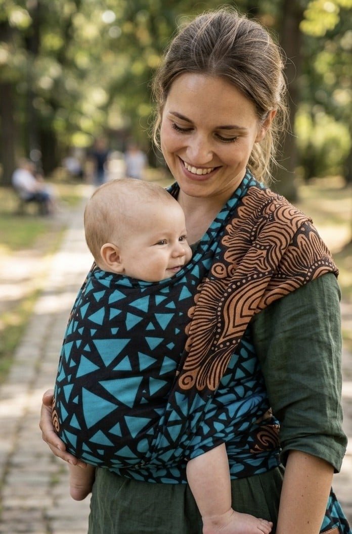 Africký šátek z látek od Ada nne