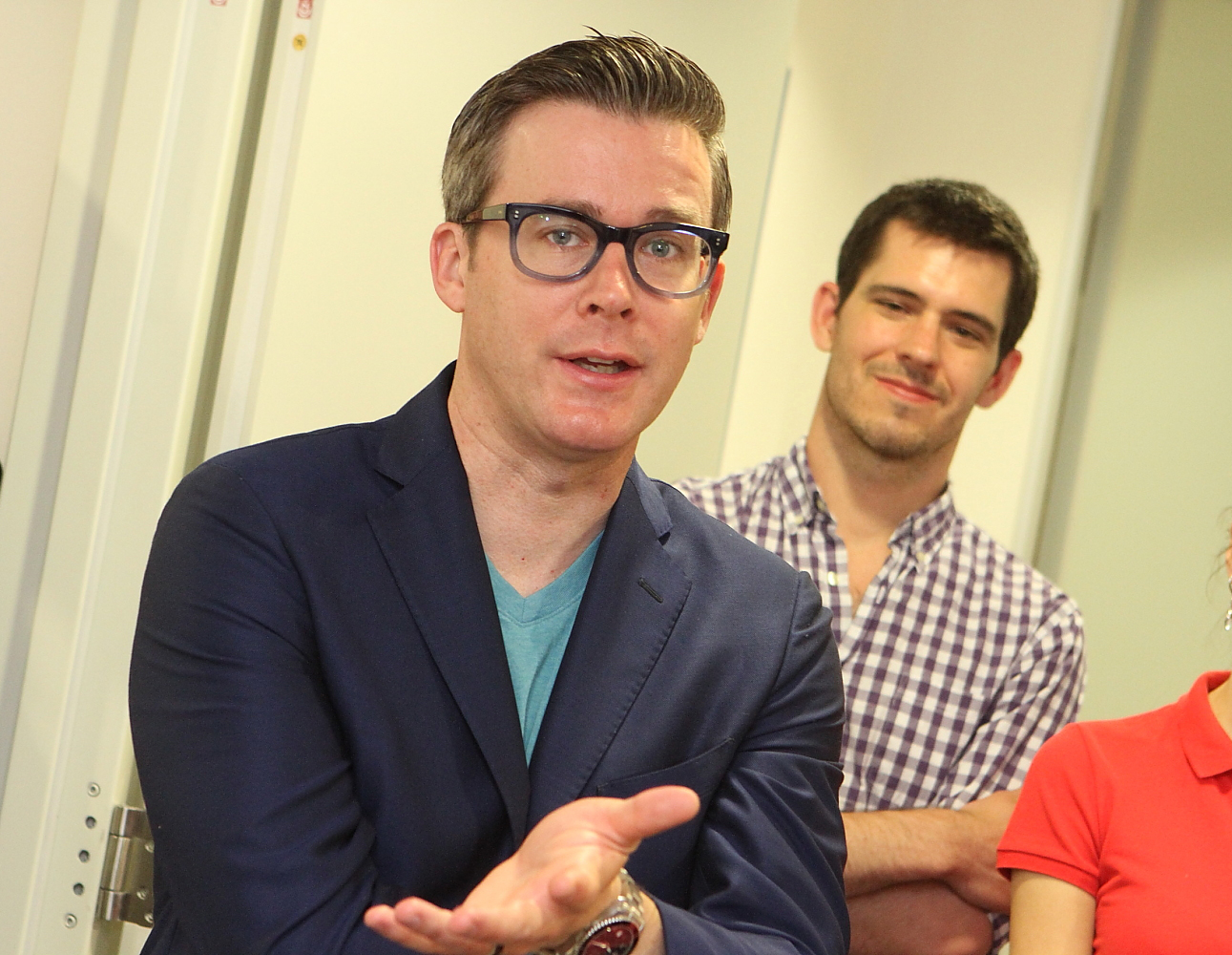 Z New Yorku dorazil Daniel Sieberg, Senior Marketing manažer Googlu.