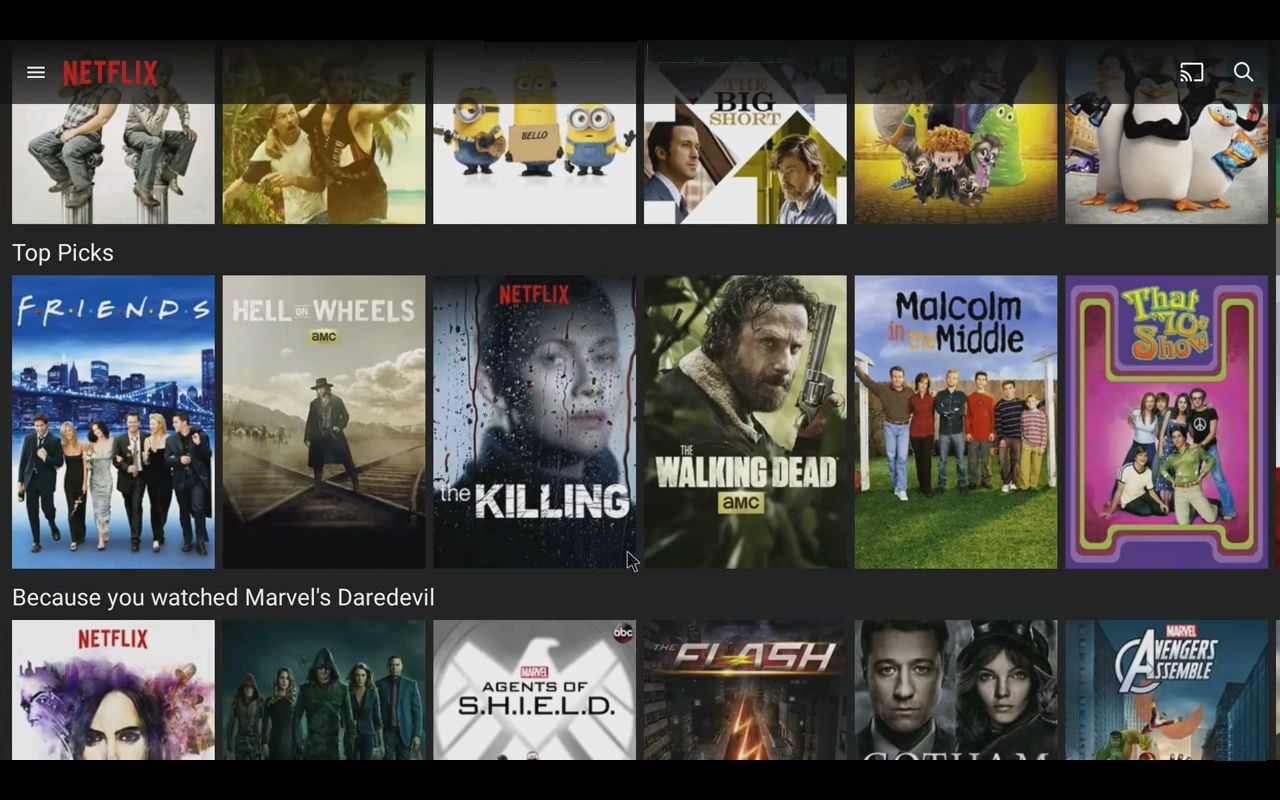 M12N Netflix a YouTube