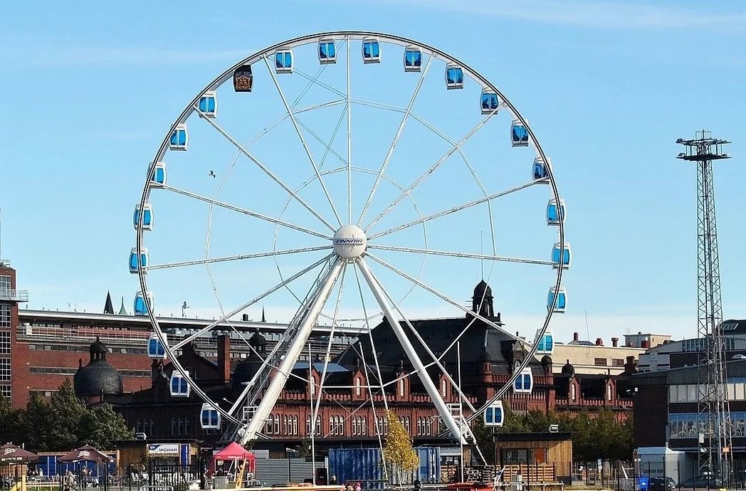 Ve Finsku najdete suanu i v jedné z gondol na SkyWheel Helsinki v centru hlavního města