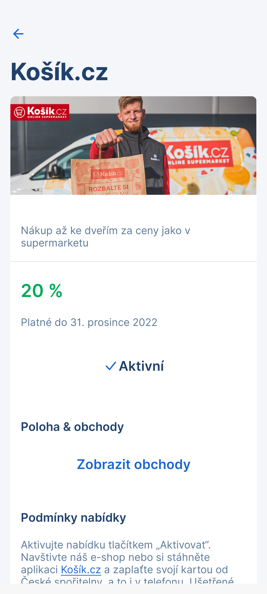 Slevový program České spořitelny v prosinci 2022.