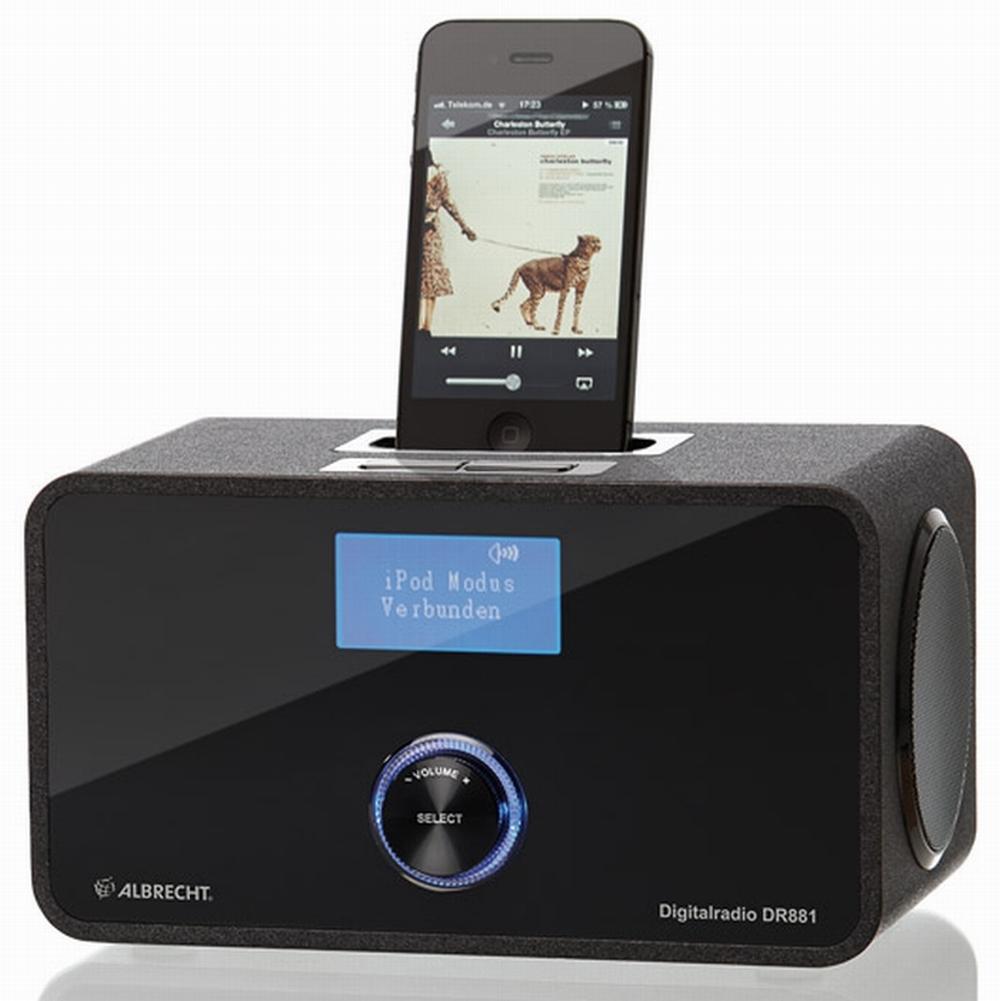 Albrecht DR 881 pro iPod.