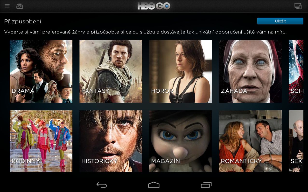 HBO GO - nová podoba, říjen 2013