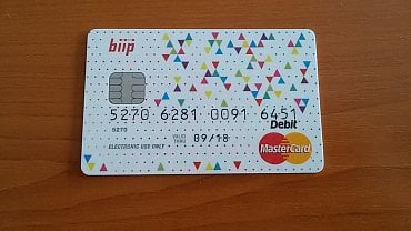 Platební karta biip.