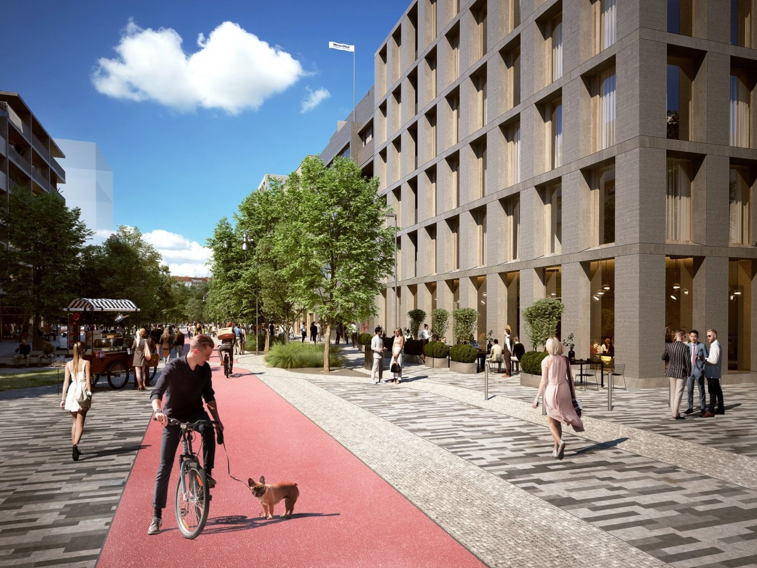 Budoucí podoba čtvrti Smíchov City Sever