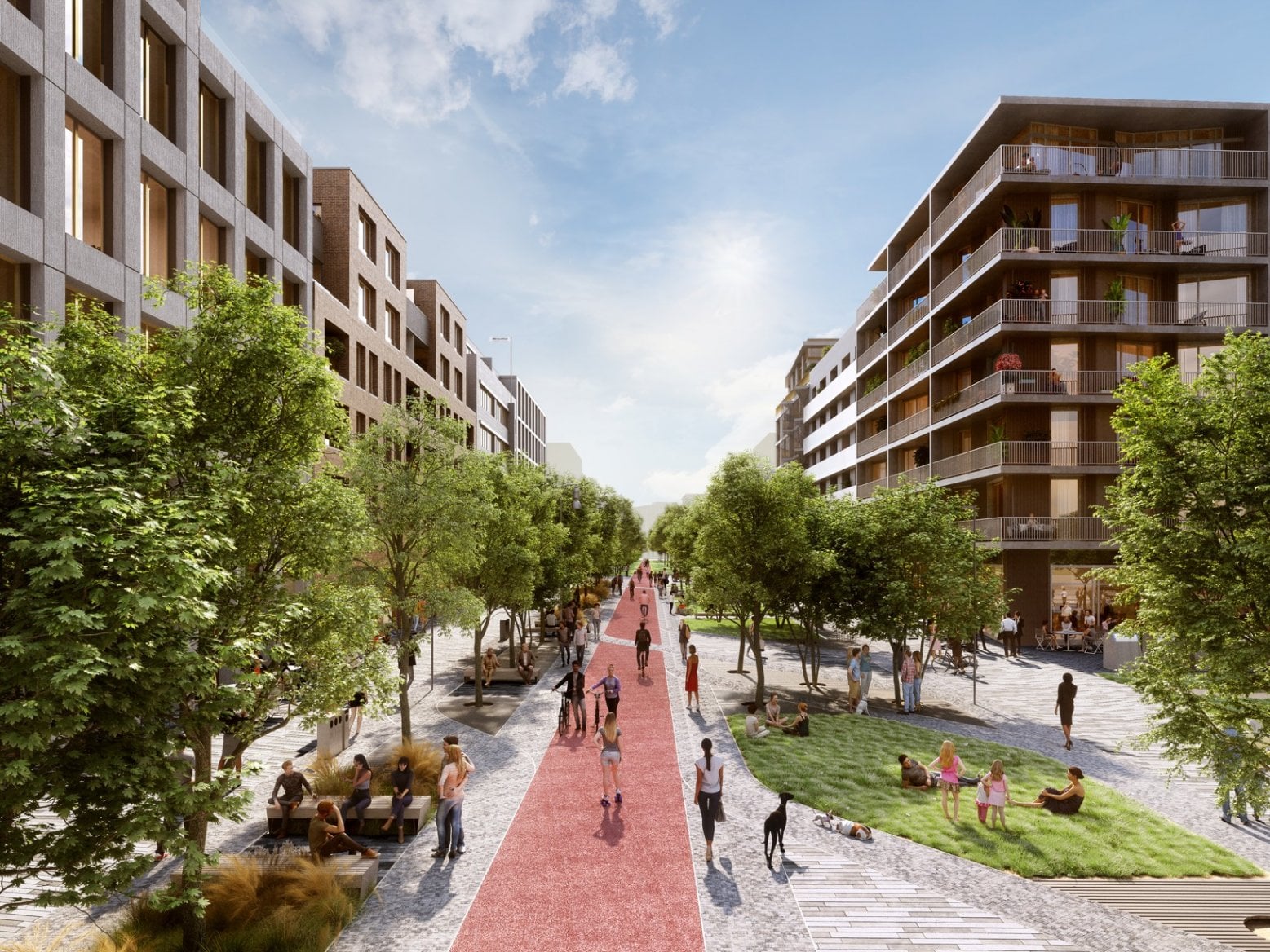 Budoucí podoba čtvrti Smíchov City Sever