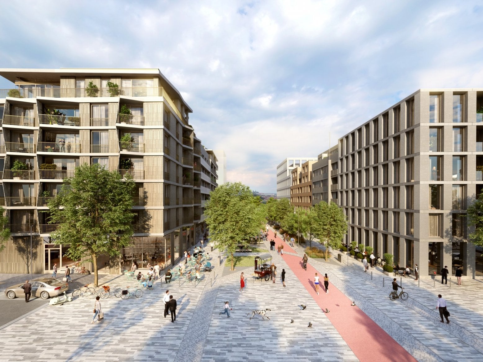 Budoucí podoba čtvrti Smíchov City Sever