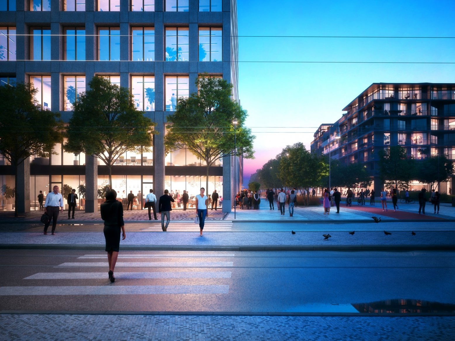 Budoucí podoba čtvrti Smíchov City Sever