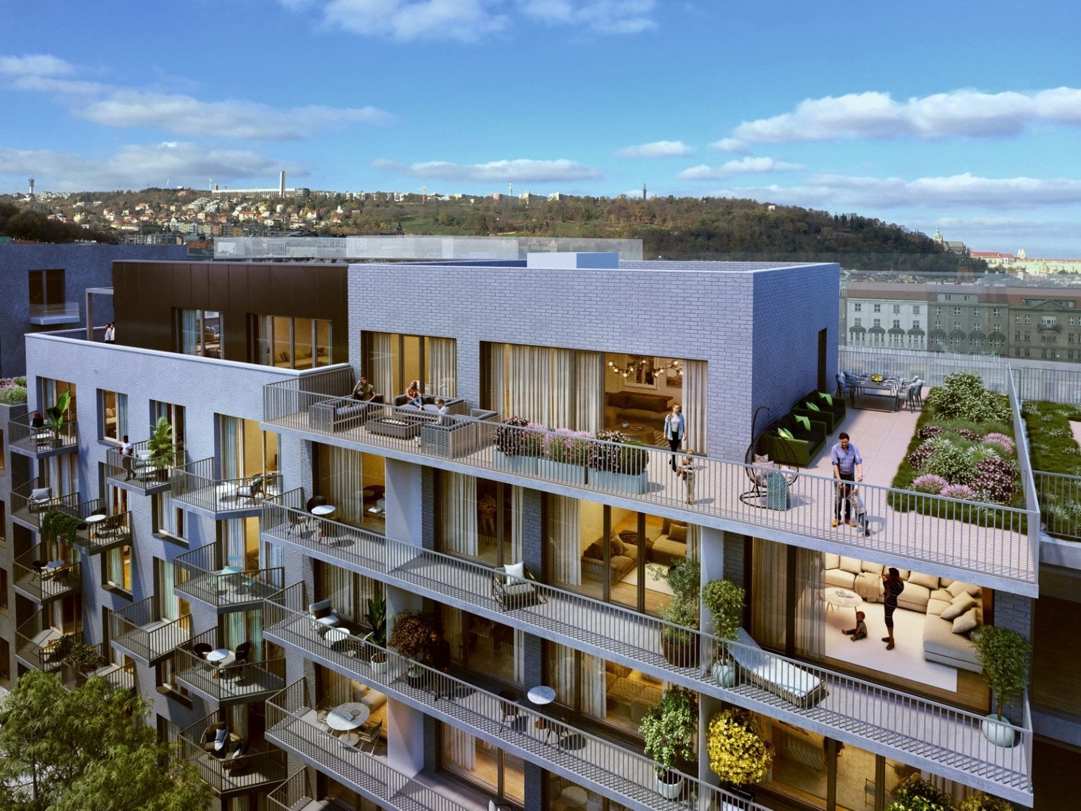 Budoucí podoba čtvrti Smíchov City Sever