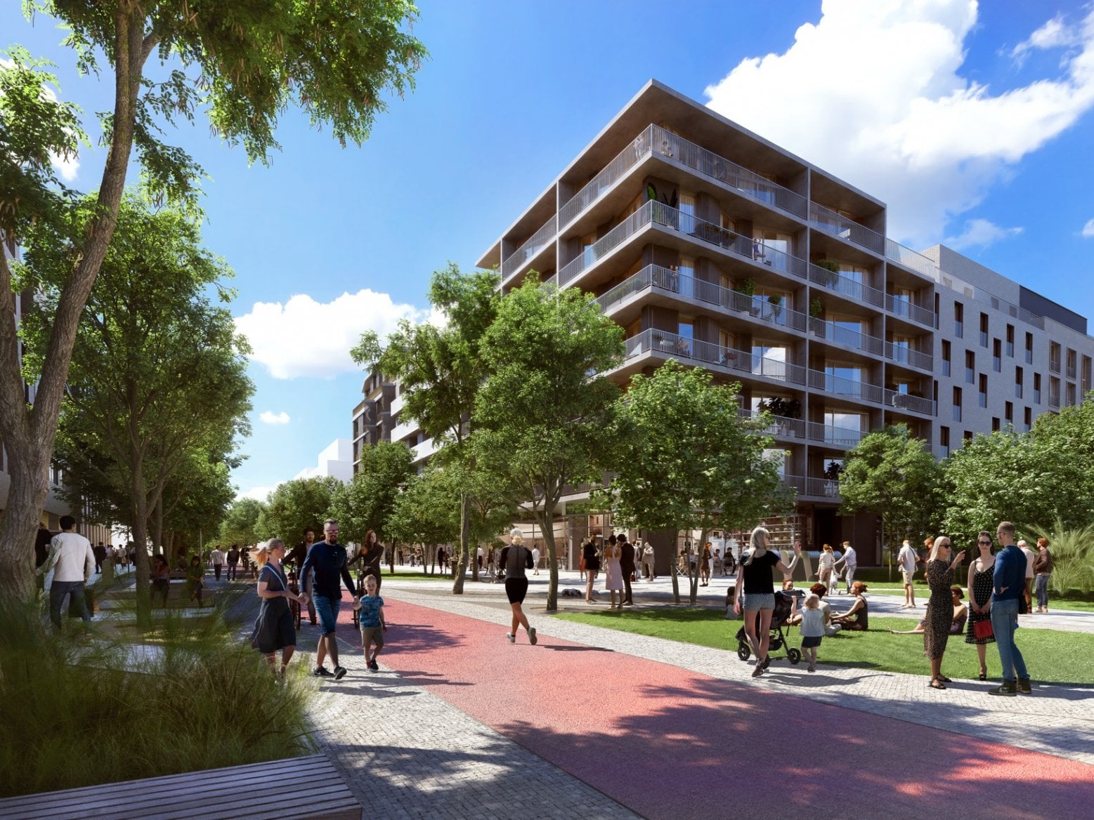 Budoucí podoba čtvrti Smíchov City Sever