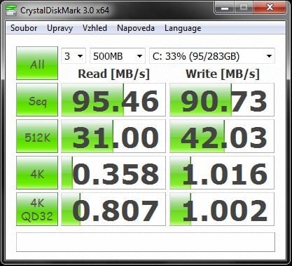 Crystal Disk Mark