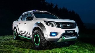 Náhledový obrázek - Nissan Navara EnGuard Concept je naftový pick-up s bateriemi z modelu Leaf