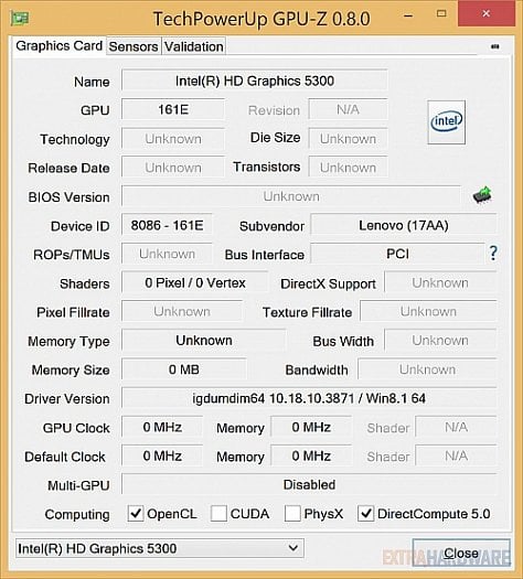 Intel Core M-5Y70