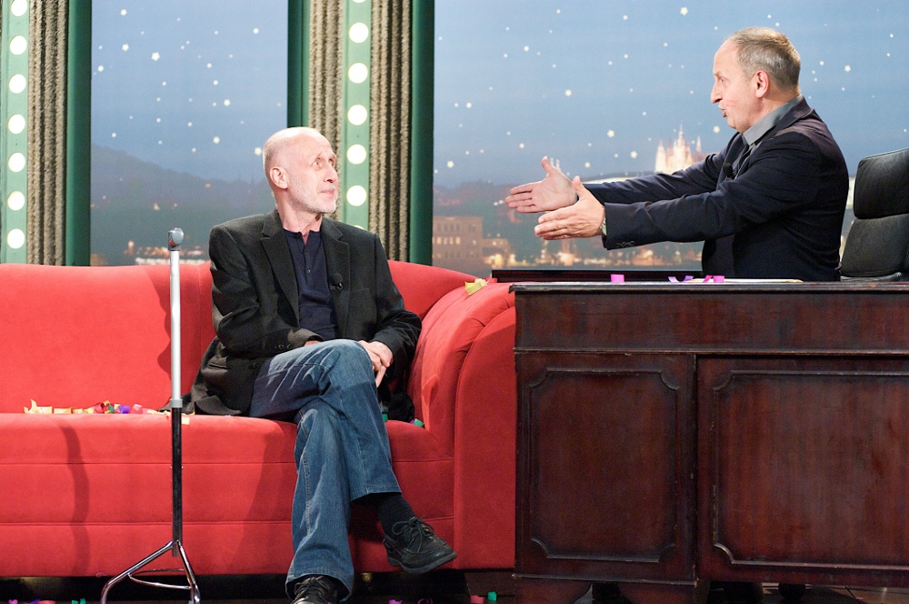 Jan Kraus oslavil ve své Show narozeniny, popřála mu Partička