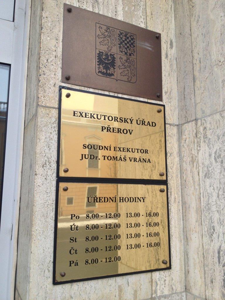 Hlavní budova exekutorského úřadu.