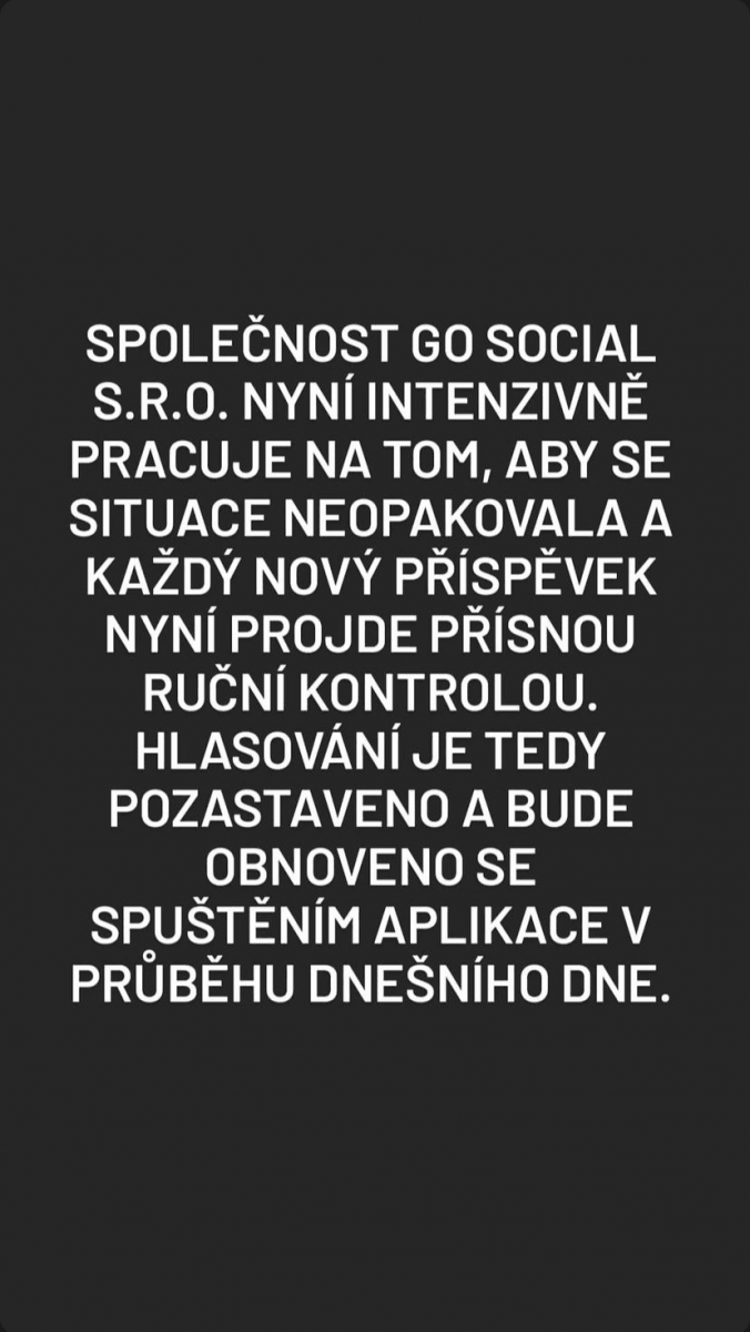 Prohlášení provozovatelů aplikace Oukee