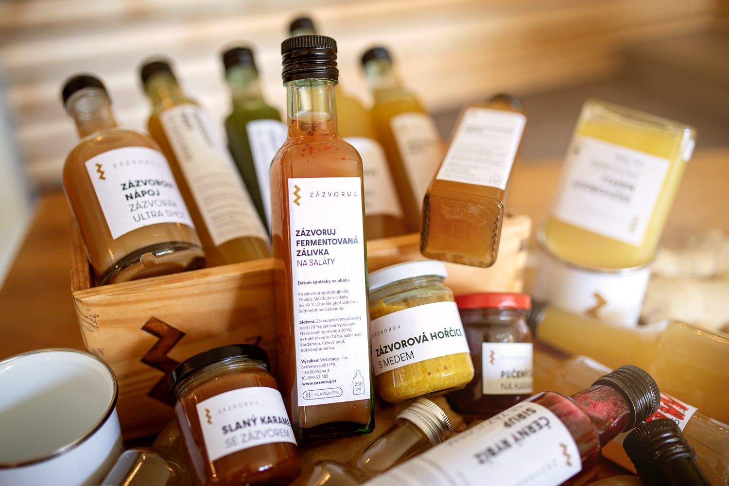 Zázvorová zálivka a další produkty od Zázvoruj
