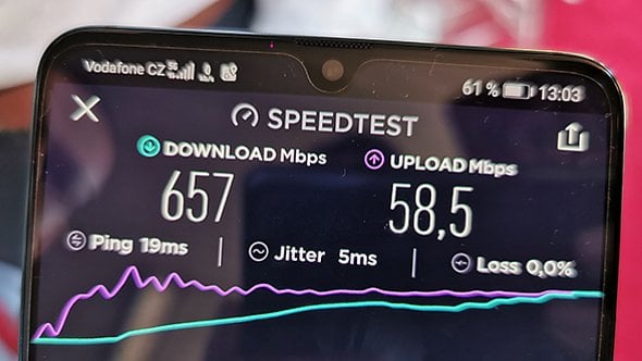 [aktualita] Vodafone v Karlových Varech otestoval mobilní síť 5G, přiblížil se 1 Gb/s