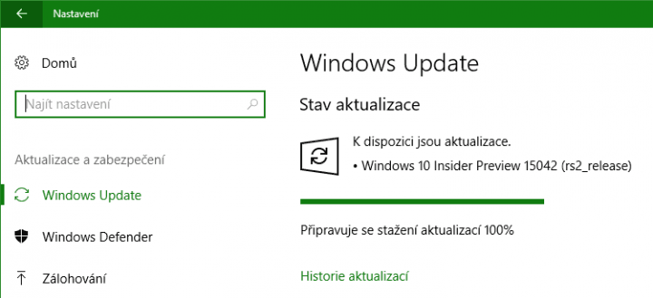 Další sestavení Windows 10 Insider Preview je venku