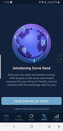 Služba Curve Send vás vítá.