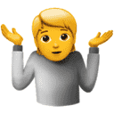 emoji pokrčení rameny