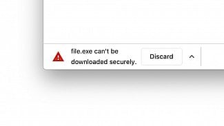 Chrome blokování stahování