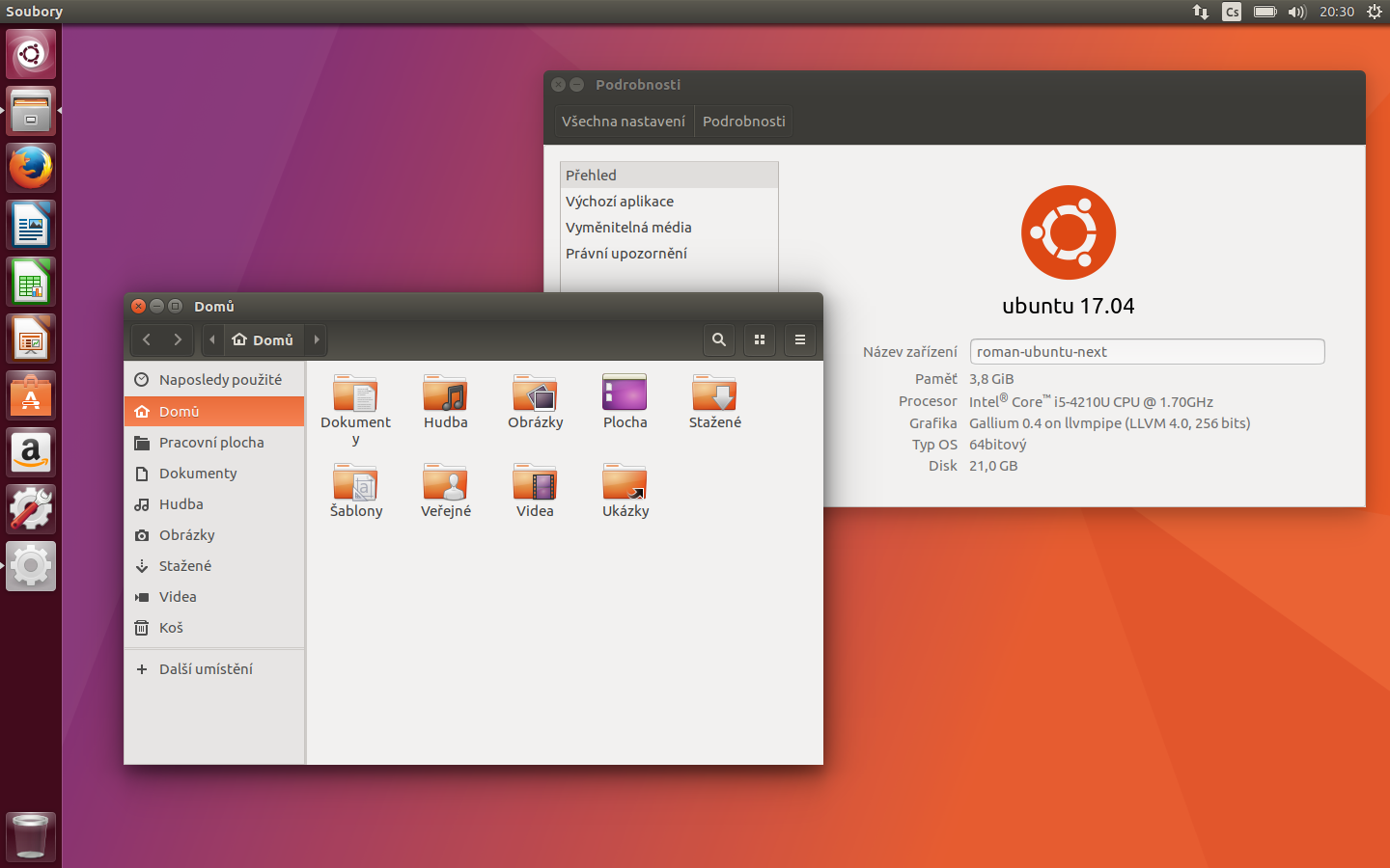 Ubuntu 17.04 Zesty Zapus: Poslední verze s rozhraním Unity ve výchozí instalaci. Ukončila podporu swapových oddílů a také platformy PowerPC.