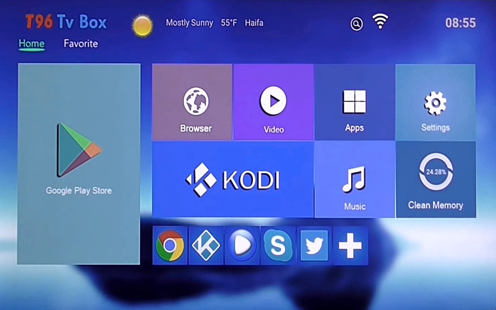 Uživatelské prostředí a benchmarky boxů T 96 Pro / Pro Plus