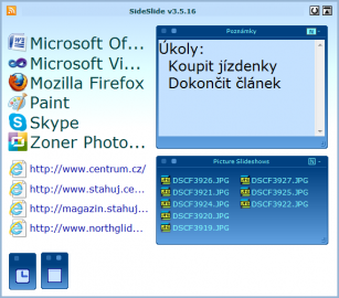 V aplikaci je velmi jednoduché měnit vzhled všech prvků
