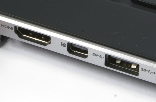 Mini DisplayPort na notebooku Dell XPS 14