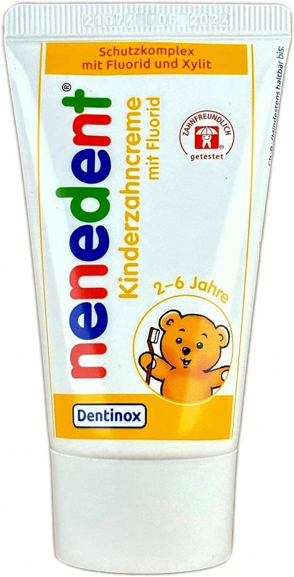 Nenedent Kinderzahncreme mit Fluorid, hodnocení uspokojivé