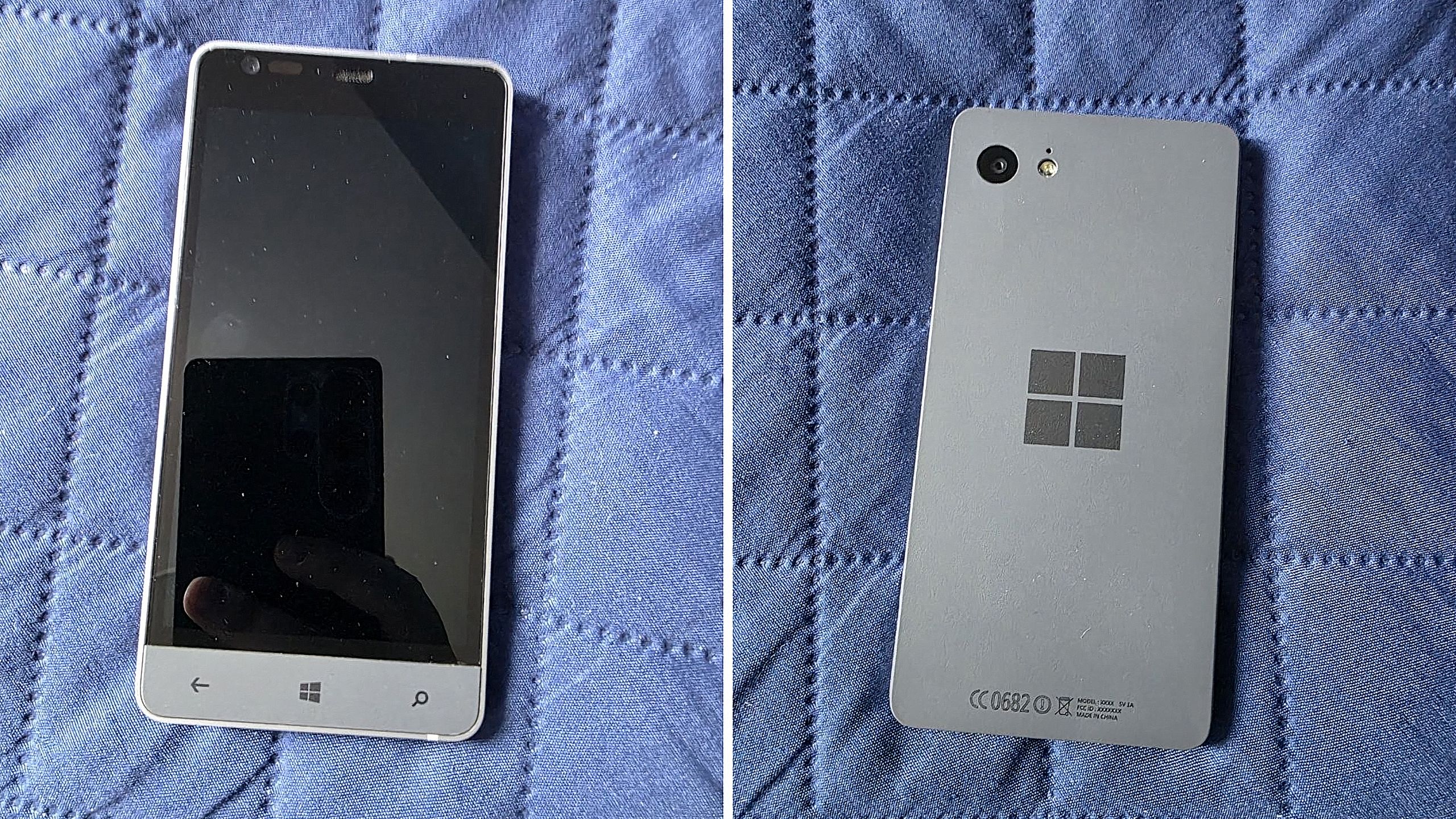 Prototyp telefonu Surface Phone, který Microsoft vyvíjel pod kódovým označením Raven.