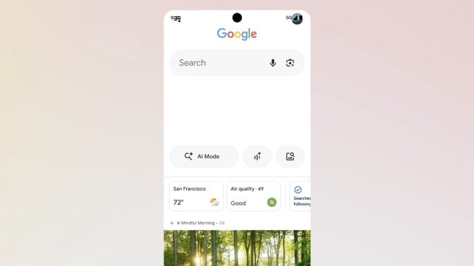 Vyhledavani - Google - Live