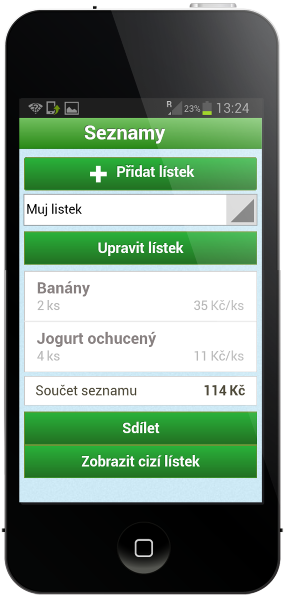 CEFF - aplikace pro mobil