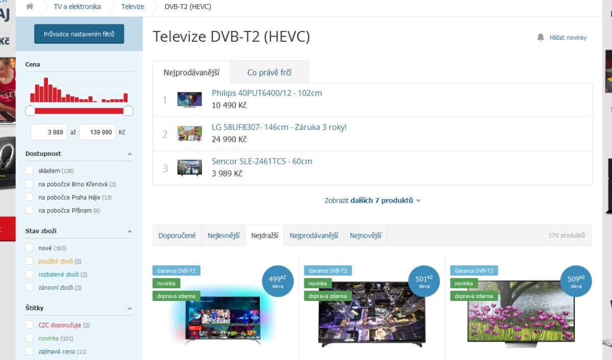 CZC, DVB-T2 - HEVC, 7-2016
