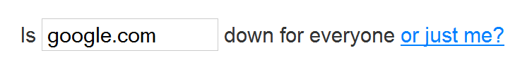 <p>Down for everyone or just me</p>