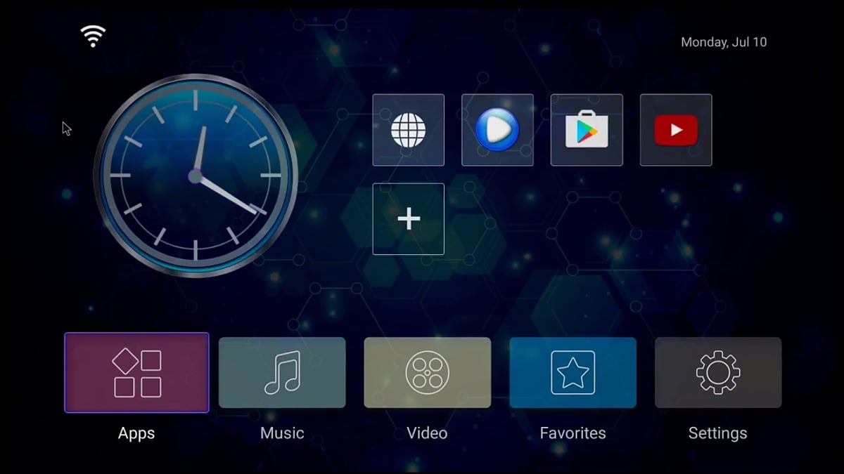První start, hlavní stránka, menu a alternativní plocha – Androi