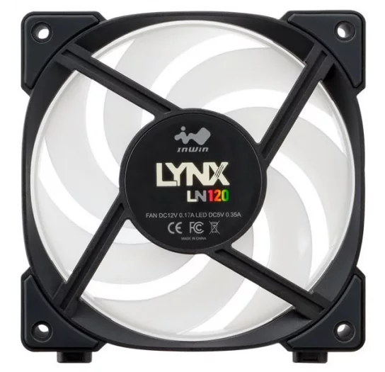 Ventilátory InWin Lynx s konektory USB-C