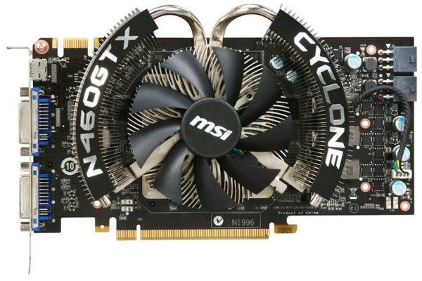 Recenze: Grafika MSI N460 GTX Cyclone 768D5 OC