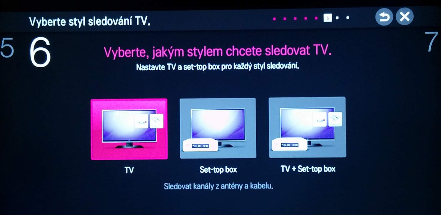 LG 55UB820V - galerie Instalace